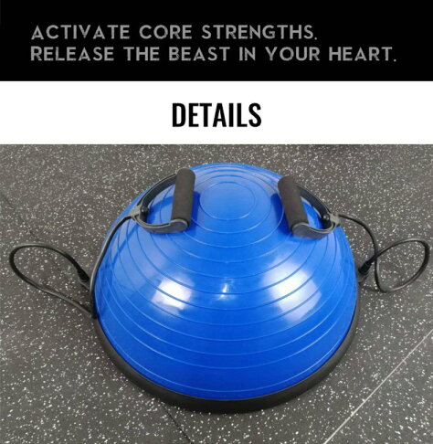 半圓瑜珈球 波速球 BOSU 健身半球 平衡球 半圓球 平衡半球【Fitek健身網】 5