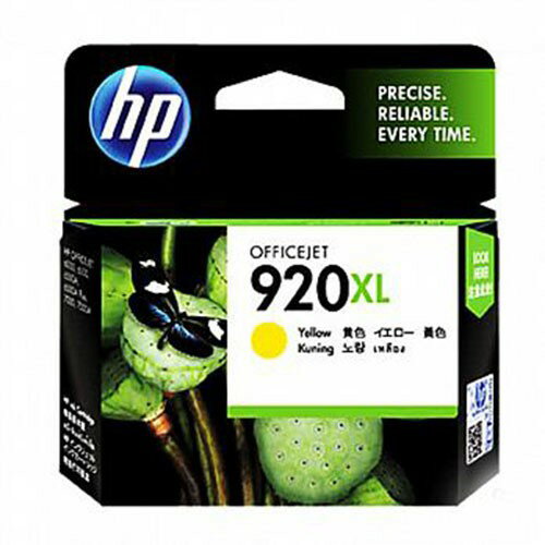 【領券優惠折300】HP NO.920XL 原廠黃色高容量墨水匣 CD974AA 適用6000/6500/6500W/7000
