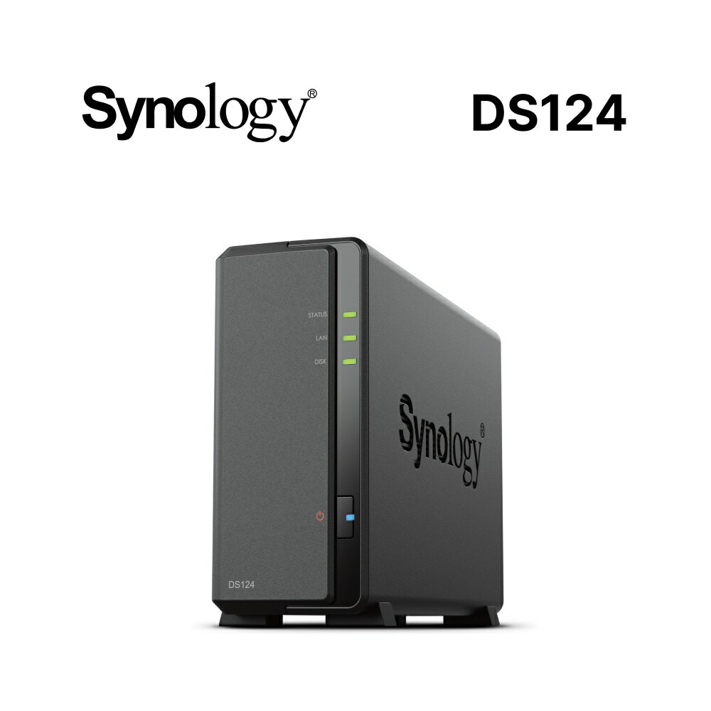【hd數位3c】Synology DS124【1Bay】Realtek RTD1619B 四核心 /1G DDR4/G-LAN*1/U3*2【下標前請先詢問 有無庫存】