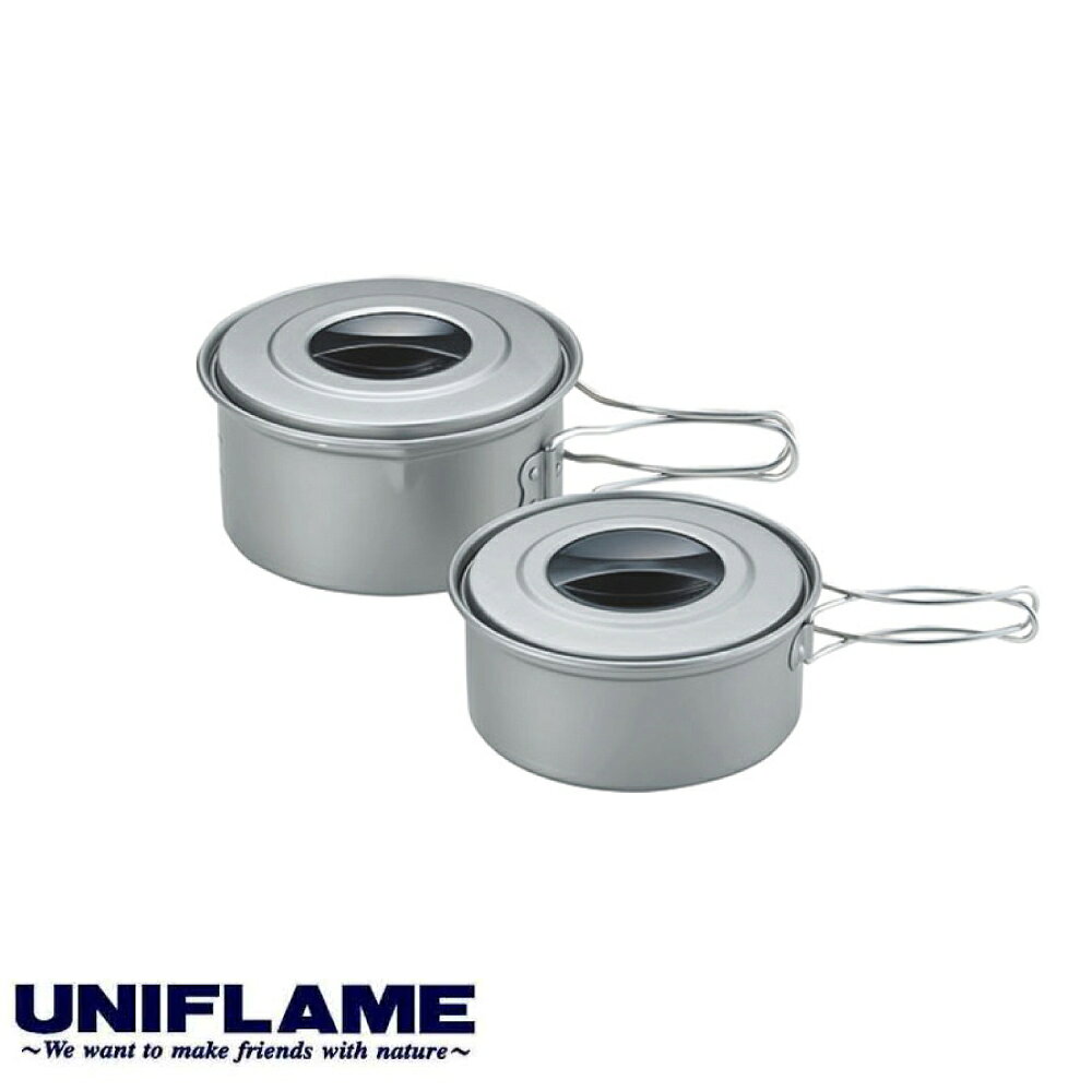 【UNIFLAME 日本 鋁合金山鍋(附袋)】667637/烹調鍋/露營炊具/鍋具/登山