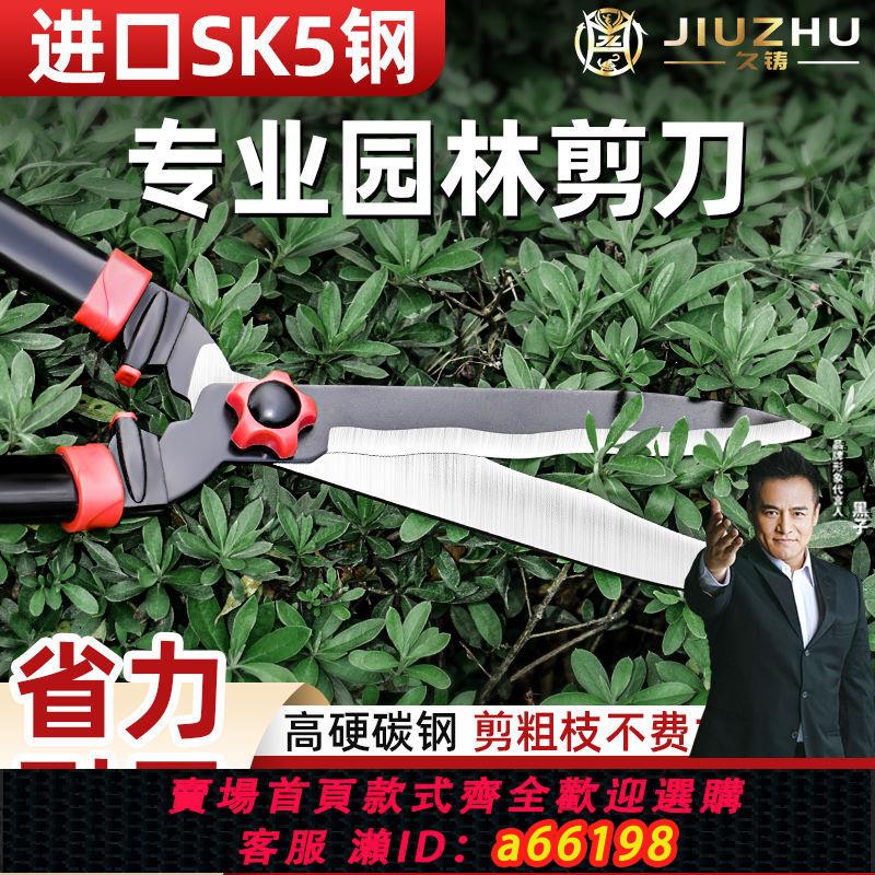 【臺灣公司 可開發票】草坪剪園藝花木樹枝修剪家用伸縮修枝剪草坪綠籬剪強力園林剪粗枝