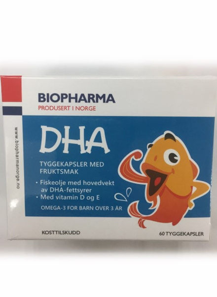 挪威魚油DHA嚼軟膠囊60粒