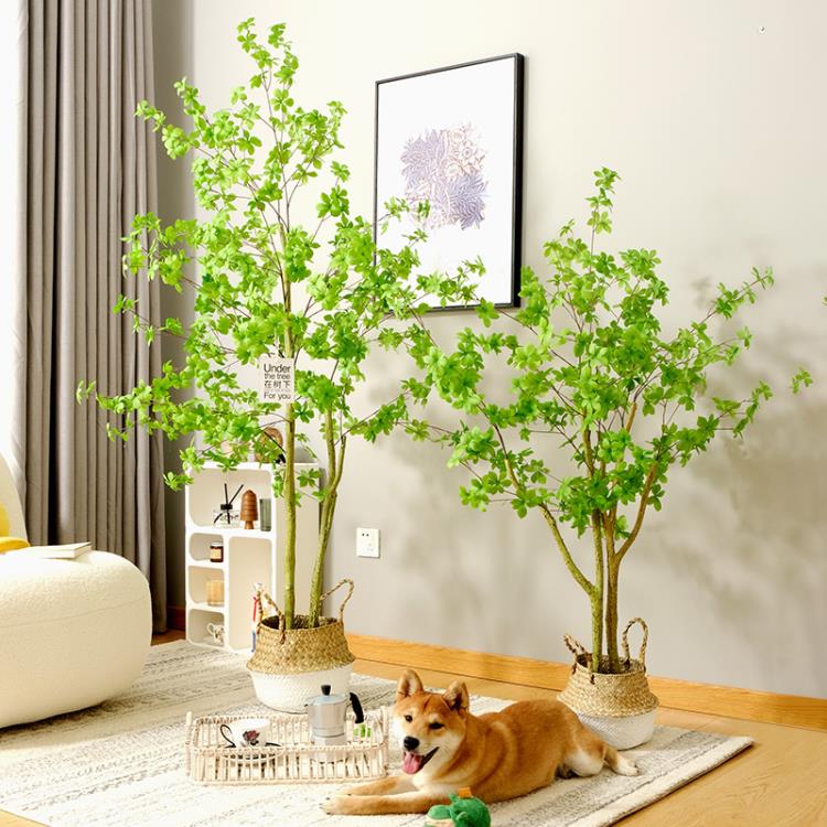 北歐風仿真綠植日本吊鐘馬醉木植物裝飾假樹室內客廳落地盆栽擺件 領券更優惠