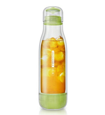 金時代書香咖啡 Driver 防撞玻璃保冷瓶 500ml - 粉綠 DR-BY29001A-GR
