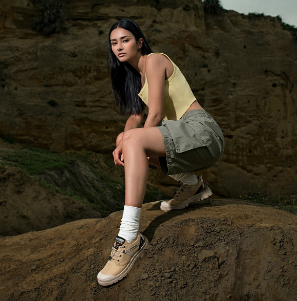 【毒】Palladium OX TRAVEL LITE+ WP+~DESERT 男女 輕量低筒防水靴 沙色  77338274【領券折222｜Cube卡+APP下單最高10%回饋】