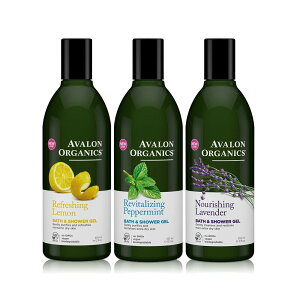獨家授權代理商【Avalon Organics】美國有機第一品牌 精油沐浴乳(薄荷、檸檬、薰衣草) 355ml/12oz