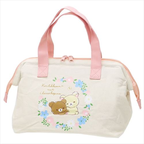 大賀屋 拉拉熊保溫午餐提袋 便當袋 手提袋 懶懶熊 輕鬆熊 日貨 正版授權J00012175