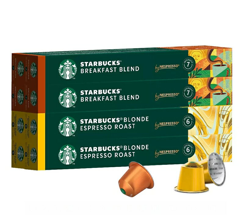 [COSCO代購5] D137512 星巴克 早安香醇組合 80顆 適用Nespresso膠囊咖啡機