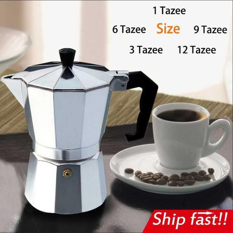 Coffee Maker machine aluminum mocha pot 摩卡咖啡壺八角鋁壺