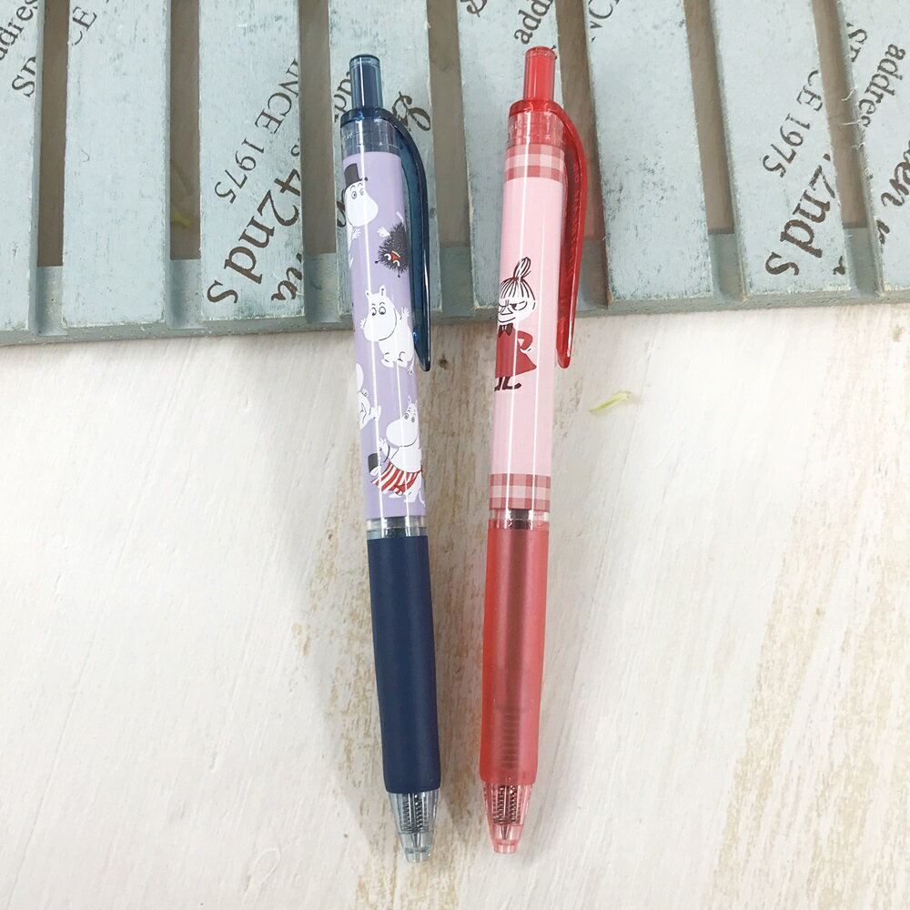 日本製 moomin x Jetstream 嚕嚕米 小不點 按壓式 圓珠筆 原子筆｜小鶴日貨