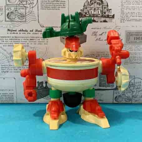 【震撼精品百貨】日本版玩具 旋轉機器人-紅#05888 震撼日式精品百貨