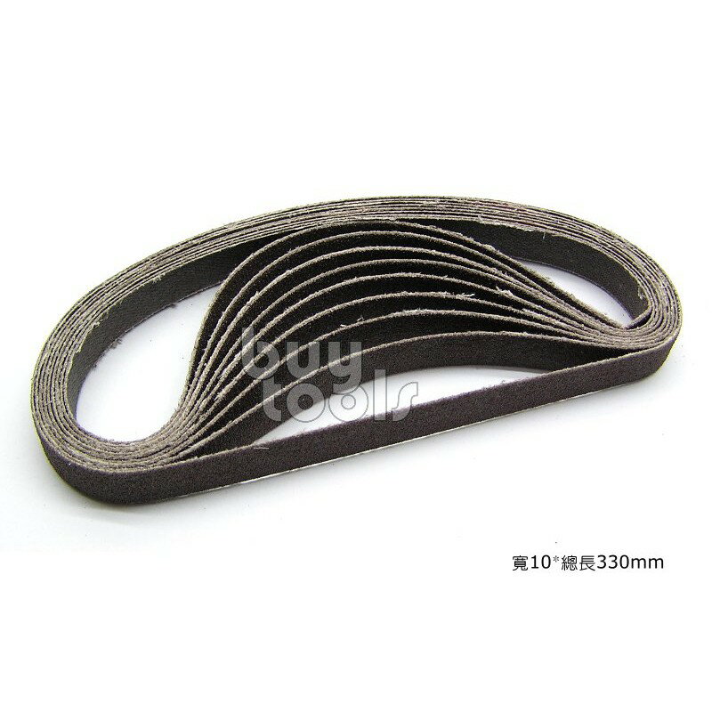 買工具-Belt 日本NCA野牛牌金屬研磨專用環帶砂布#40~600,砂帶規格10*330mm,單一番號50條「含稅」