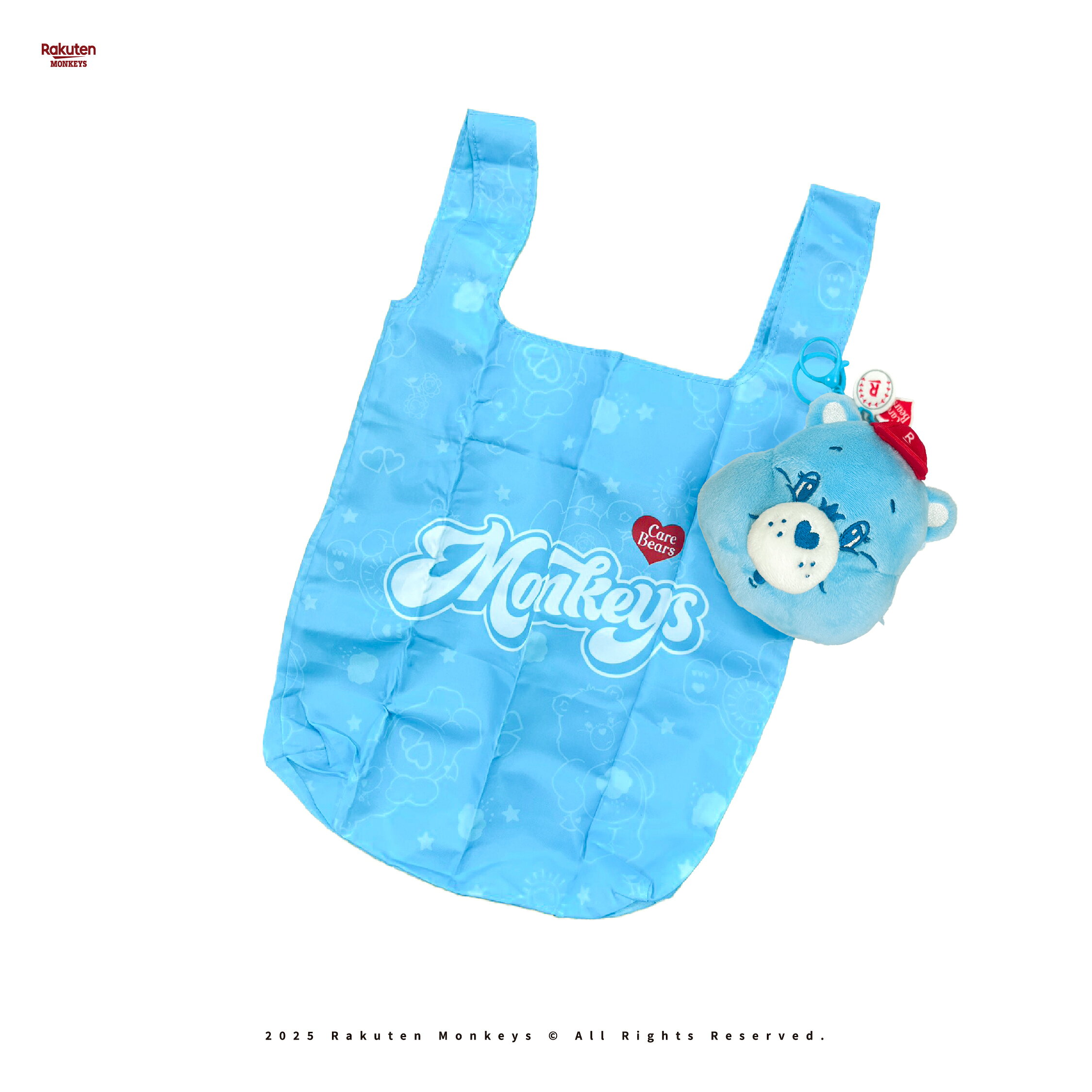 Rakuten Monkeys × Care Bears™ - 立體玩偶吊飾購物袋(4款) 5