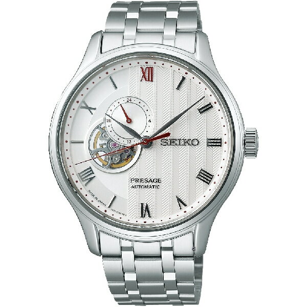 seiko SK037精工 Presage 沉穩風格羅馬開芯機械腕錶-41mm SK037 4R39-00W0S(SSA443J1)｜樂天領券現折★全館特惠中★指定刷卡回饋10%