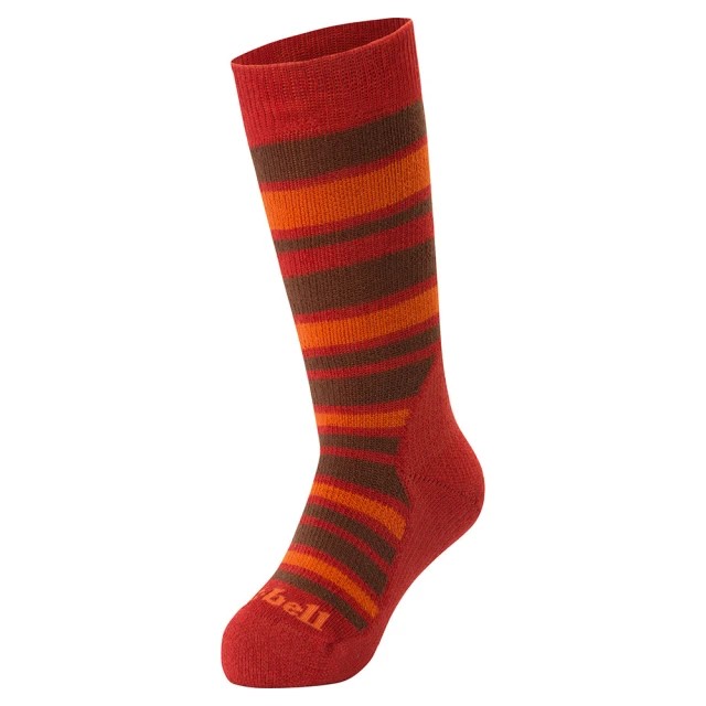 ├登山樂┤日本 mont-bell wic. trekking socks kids 兒童襪 # 1118705PAPRI 椒紅
