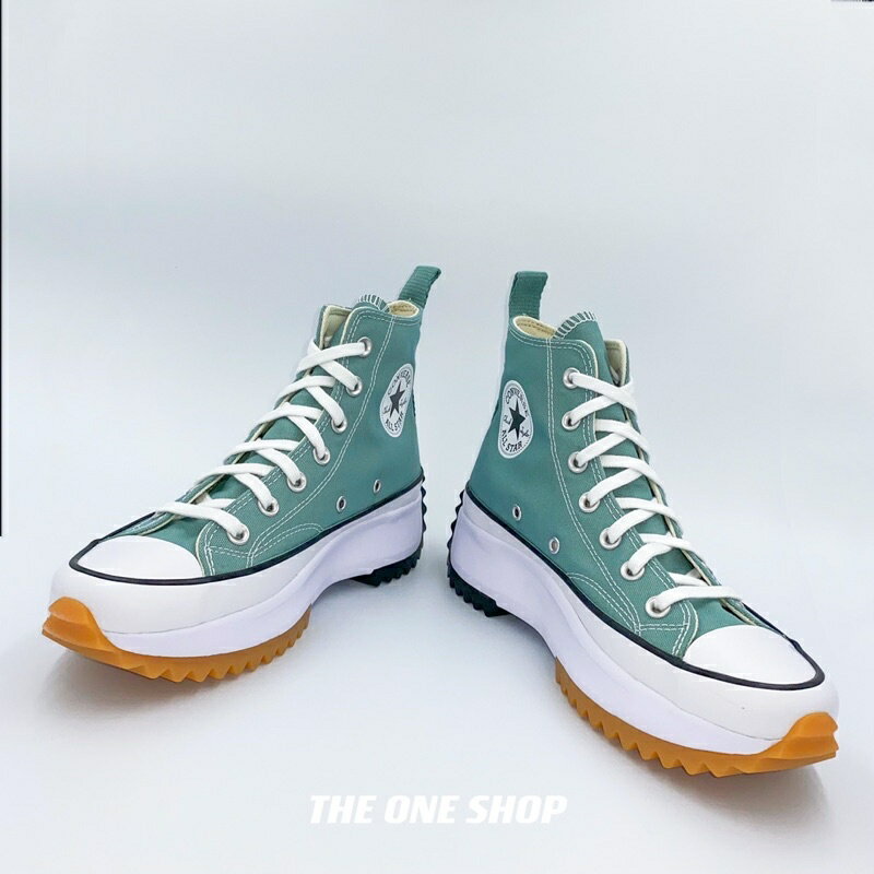 Converse Run Star Hike 鋸齒厚底增高鋸齒鞋高筒綠色172726C | The One