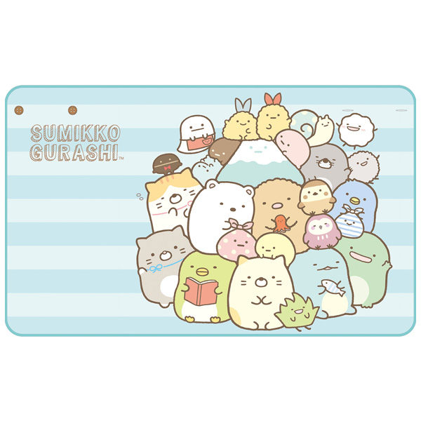 【全館95折】【角落生物 小毛毯】角落生物 高質感 3way 小毛毯 單人毯 藍色 日本正版 該該貝比日本精品