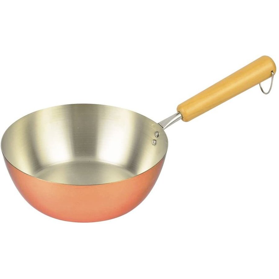 領券滿額折100】日本製【Pearl Life 珍珠金屬】銅職人單柄炒鍋/油炸鍋