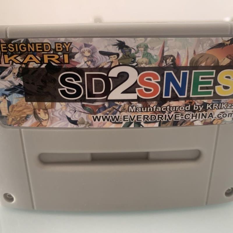 包郵費SFC燒錄卡SD2SNES SNES,SFC均可使用 x主機板