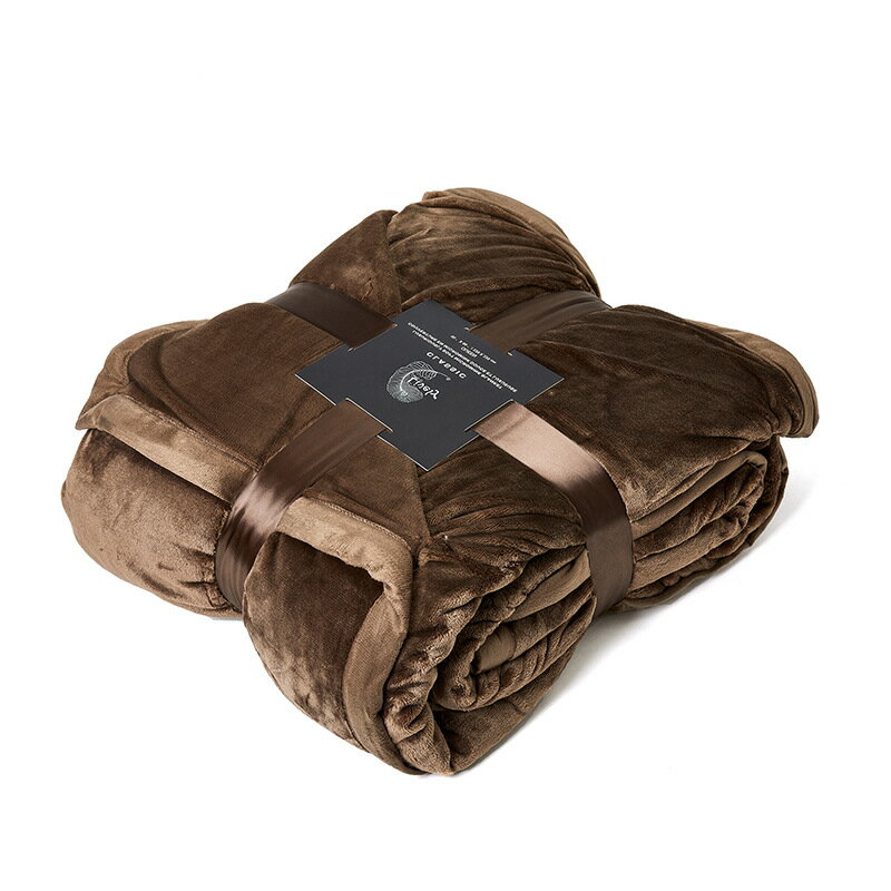 Lively毛毯 秋冬北歐風法蘭絨毯子雙層加厚6斤重包邊加絨空調蓋毯「新年特惠」