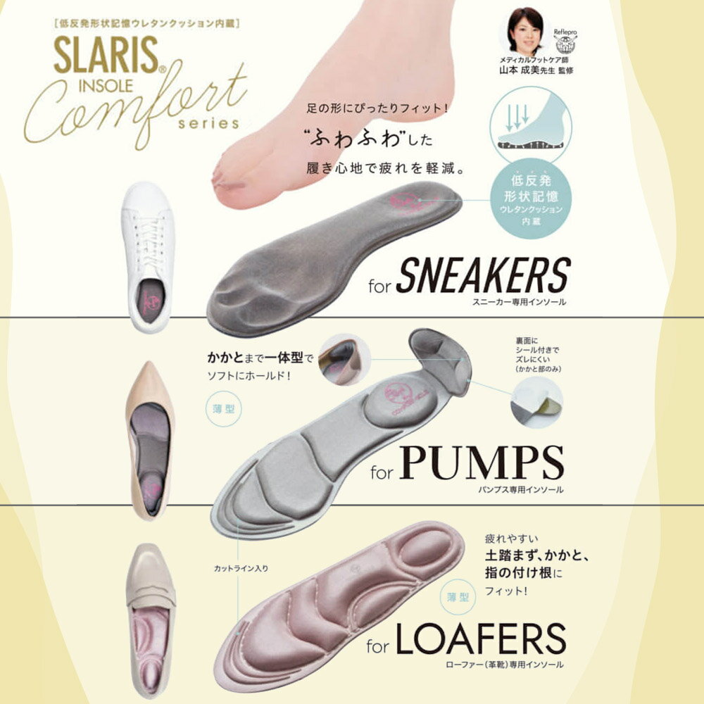 日本進口SLARIS美足舒適鞋墊 S.【ZE395-135】