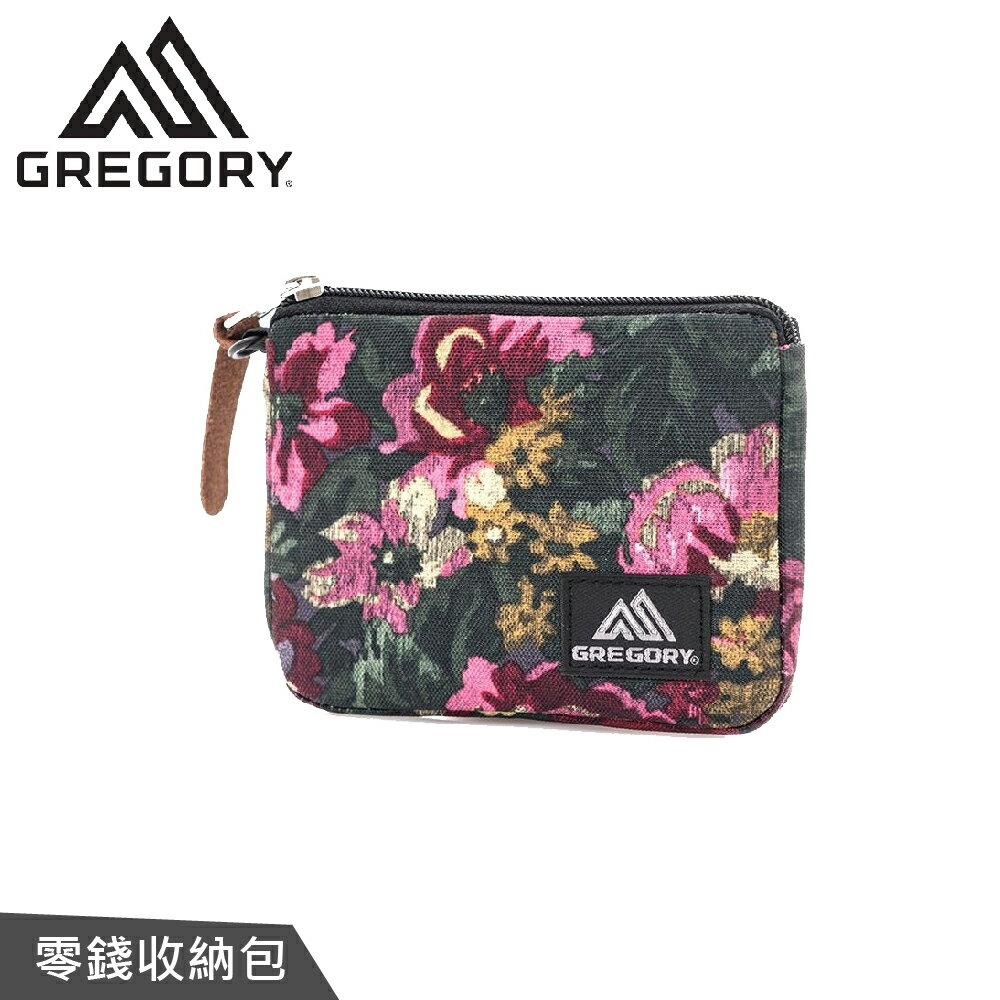 【GREGORY 美國 零錢收納包《花園油彩》】77791/零錢包/小包/錢包/小包