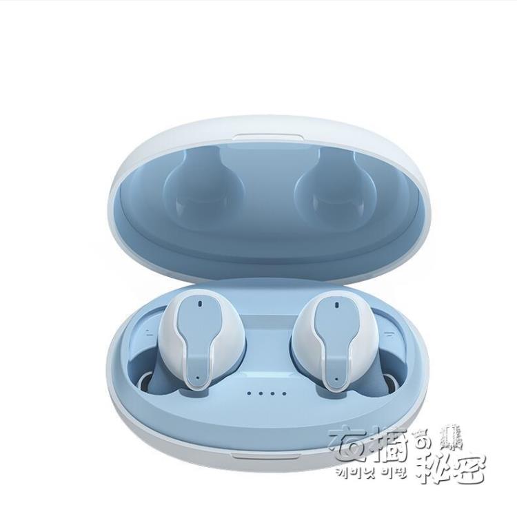 藍芽耳機 真無線藍芽耳機降噪隱形迷你入耳式年新款女男微小型運動原裝高音質隔音適【摩可美家】
