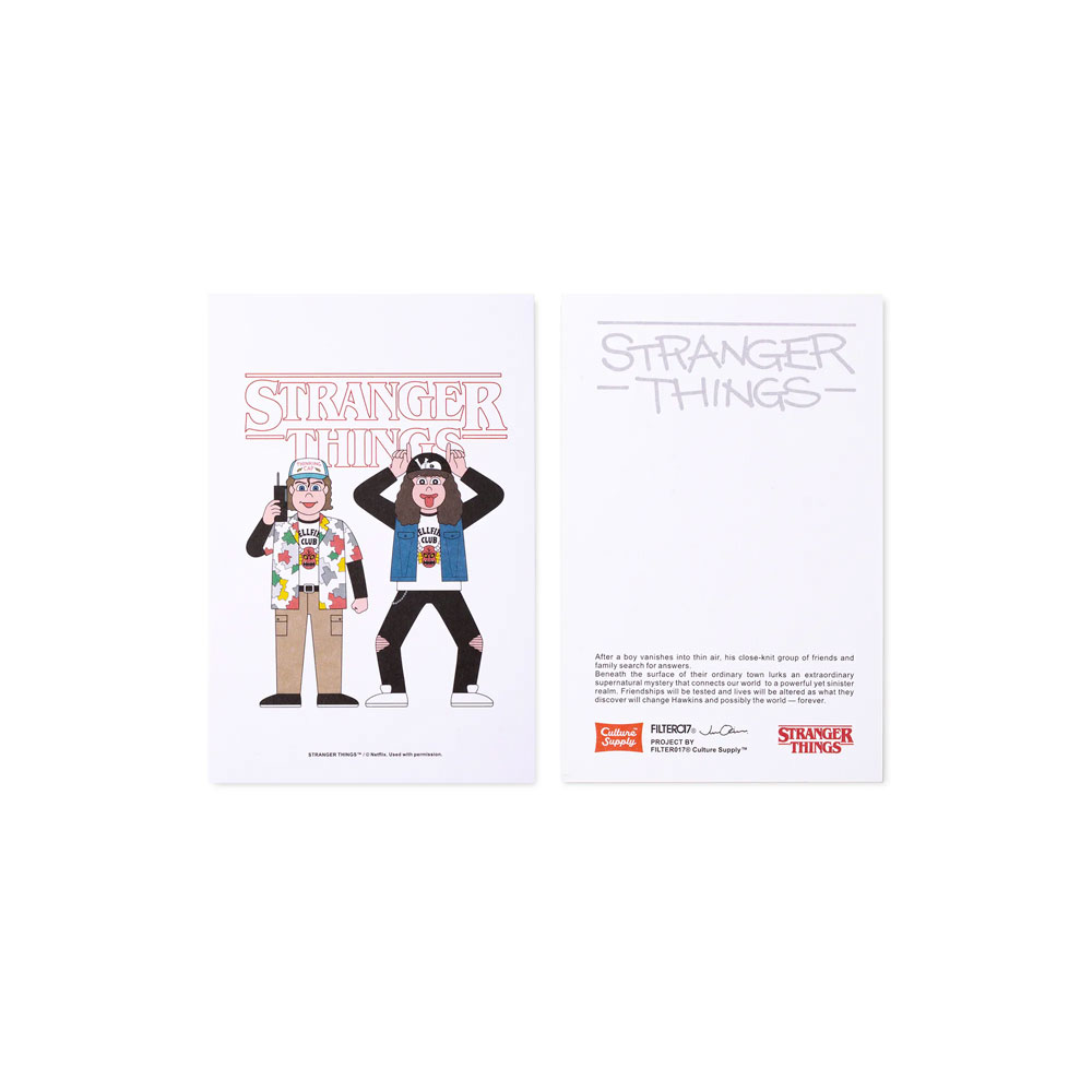 FILTER017® X Stranger Things X Jun Oson 明信片-艾迪與達斯汀B款 H8071