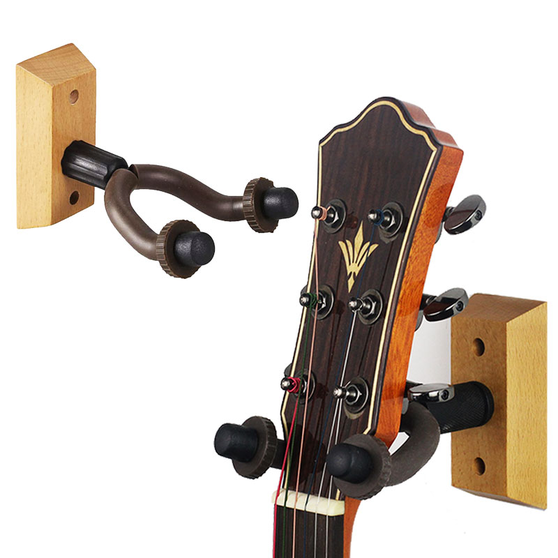 吉他配件吉他木質墻壁掛鉤電木吉他尤克里里木坐掛鉤打孔