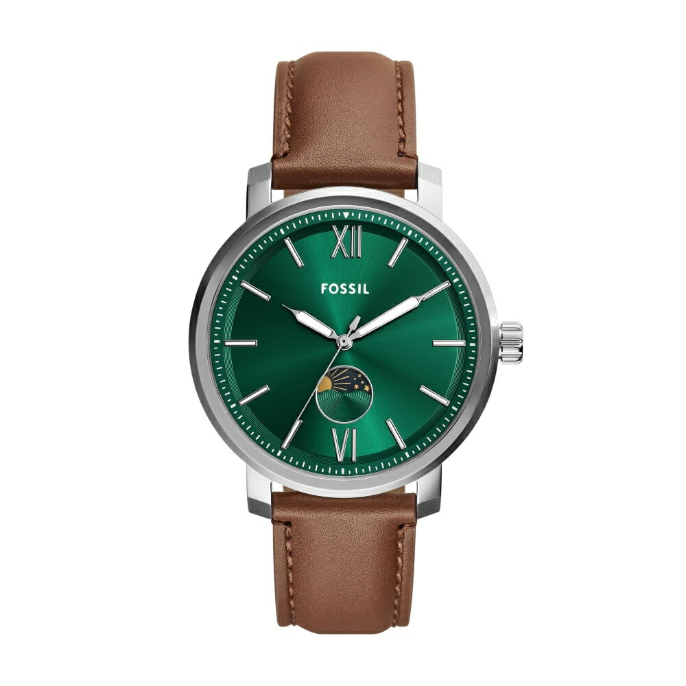 送禮首選★FOSSIL 美式經典月相腕錶BQ2907【美國時尚品牌】 附提袋【全館滿額折價★FOSSIL全系列包夾送美妝蛋】