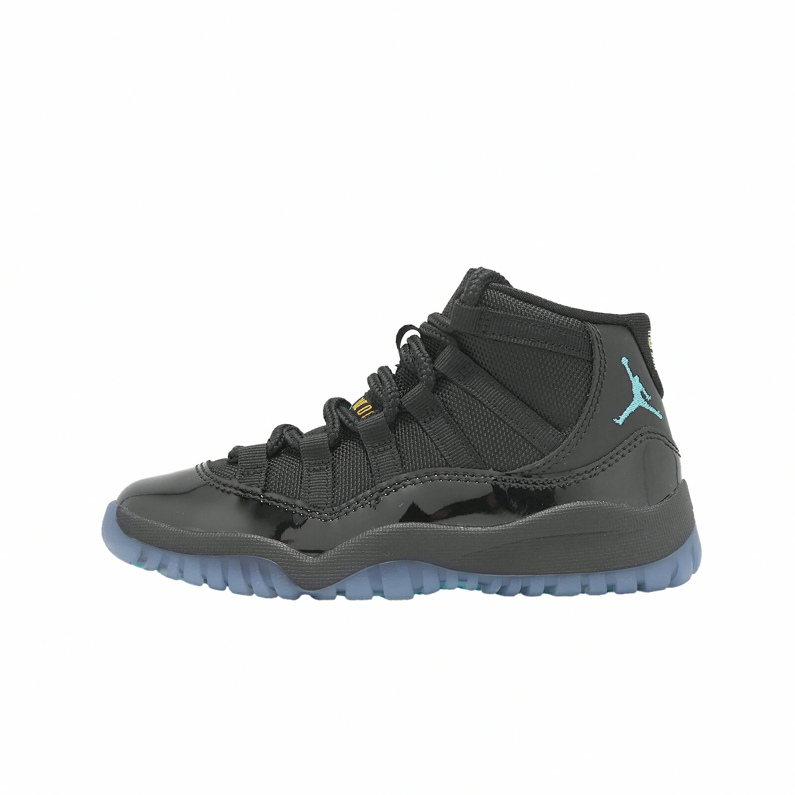 Nike 休閒鞋 Jordan 11 PS 中童 小朋友 黑 藍 Gamma Blue 喬丹 AJ11