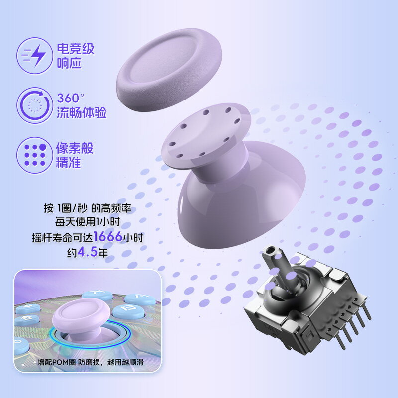 {保固一年 可打統編}PXN萊仕達P50S三代HD霍爾搖桿任天堂switchPro手柄女生粉色通用無線手機藍牙pc電腦版雙人成行ns游戲手柄 1