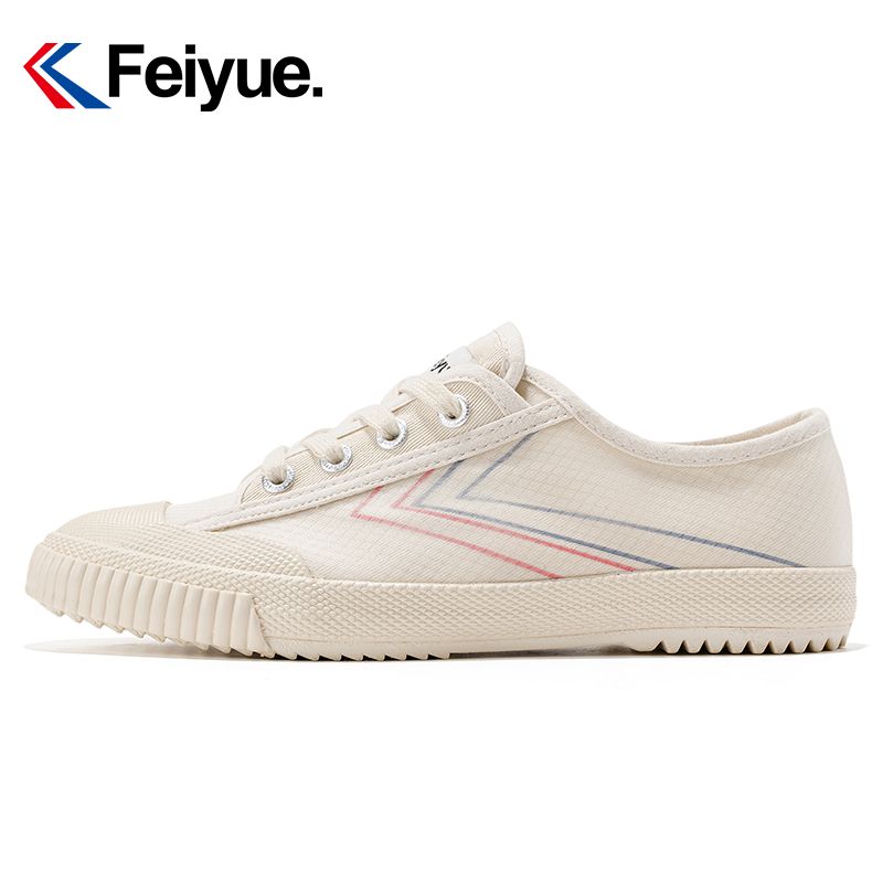 【元素運動】Feiyue/飛躍透氣帆布鞋女2024夏新款透氣款休閑鞋百搭透氣帆布鞋