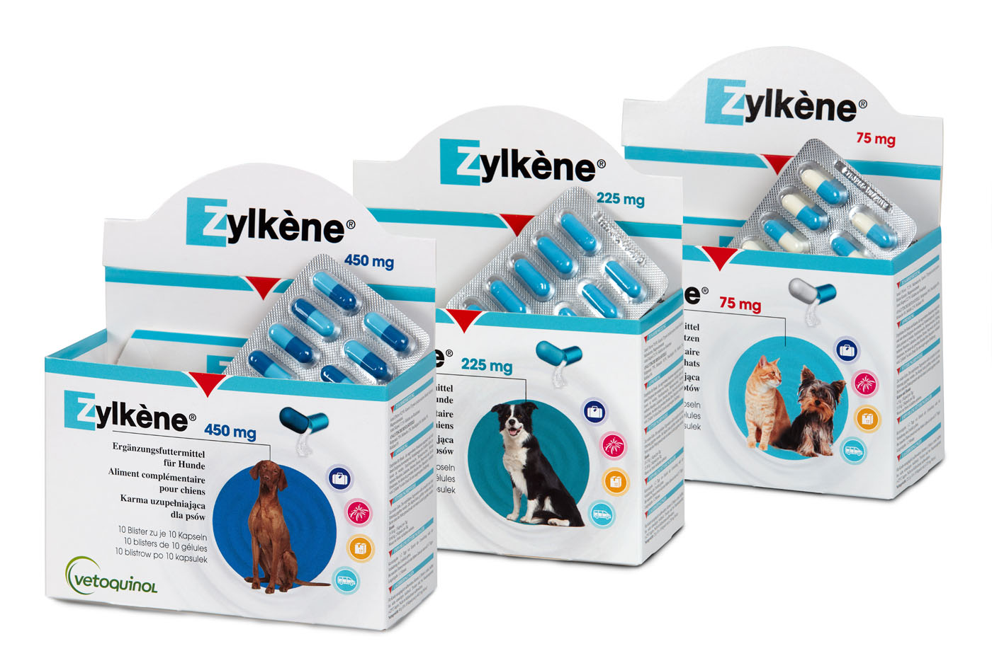 Zylkene 威隆-解憂寧 75mg/225mg/450mg 焦慮 壓力 緊迫 紓壓 犬貓情緒輔助管理