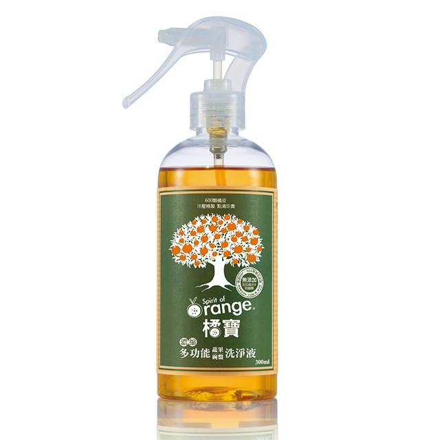 大侑DIET-U 橘寶 蔬果碗盤 多功能洗淨液 300ml/瓶