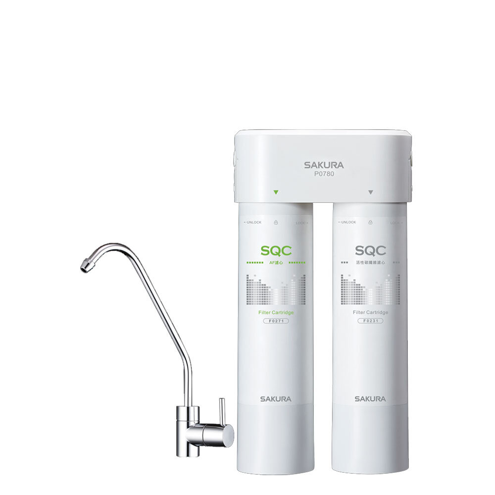 【免運費】 高雄 櫻花牌 p0780 快捷高效 淨水器 (雙管除菌型) 限定區域送基本安裝