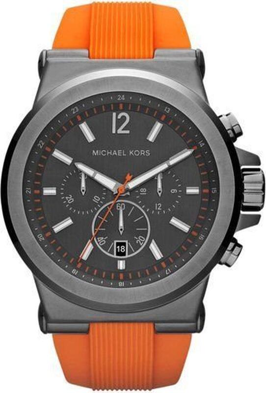 『Marc Jacobs旗艦店』美國代購 Michael Kors 顯眼亮橘酷運動風中性腕錶