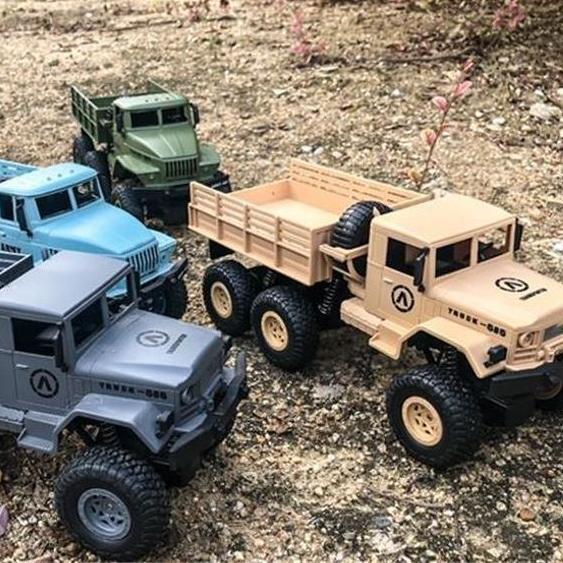 【2105人收藏】遙控六輪大卡車充電越野車軍卡兒童玩具攀爬汽車模擬軍事模型禮物-貼心優衣家居