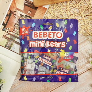 【Bebeto】彩虹熊水果軟糖(小熊軟糖 水果熊QQ糖 水果軟糖) 100g【690146144427 】(土耳其糖果)
