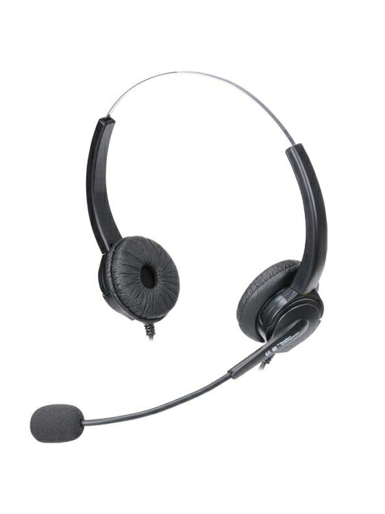 耳麥 杭普Q502 電話耳機客服耳麥 話務員頭戴式雙耳電銷外呼專用 固話座機手機電腦USB帶話筒