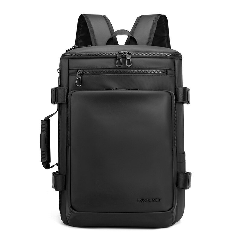 新款多功能商務雙肩背包韓版防水17.3寸電腦旅行包斜挎包學生書包