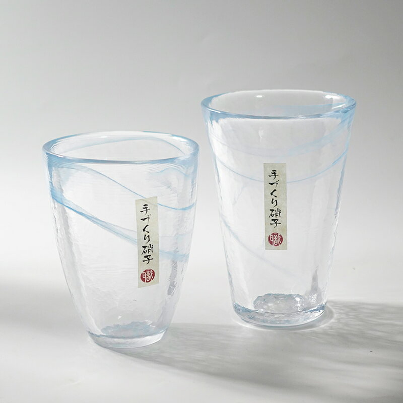 三汀 日式玻璃杯水杯牛奶飲料杯手工硝子錘紋家用大茶杯咖啡杯子