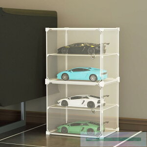 收納櫃/置物架/收納架/儲物架 車模型展示柜透明多層小汽車收納架兒童玩具擺放陳列架防塵公仔柜