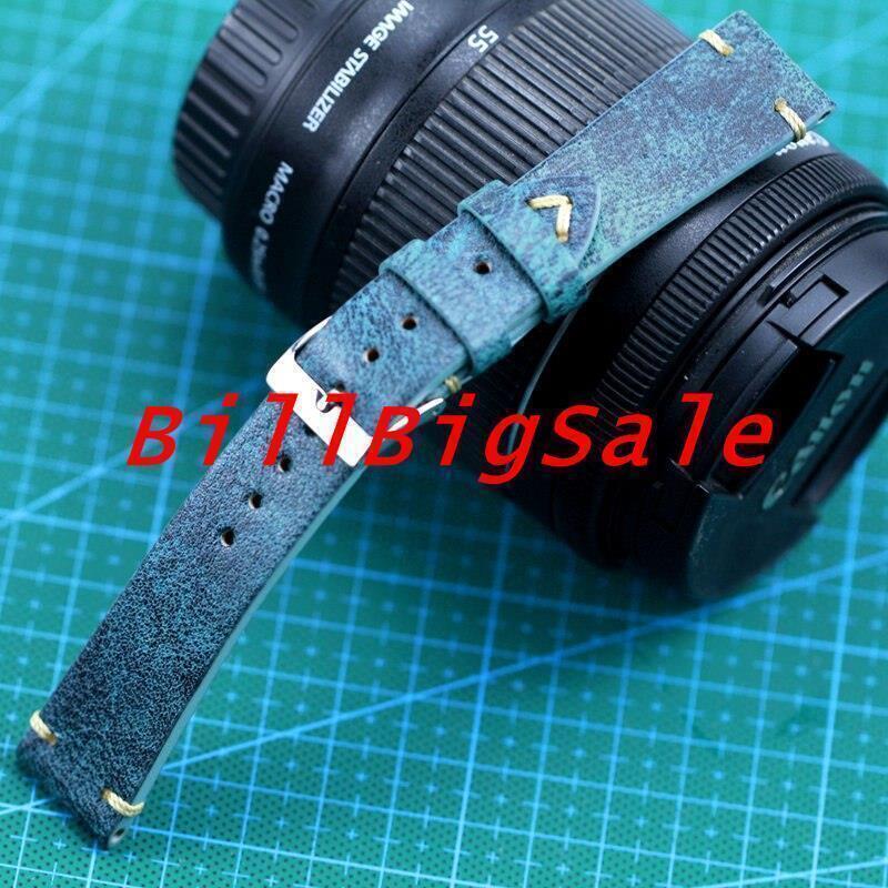 0mm 22mm牛皮柔軟頭層男真皮錶鏈表帶 適用各式品牌名錶