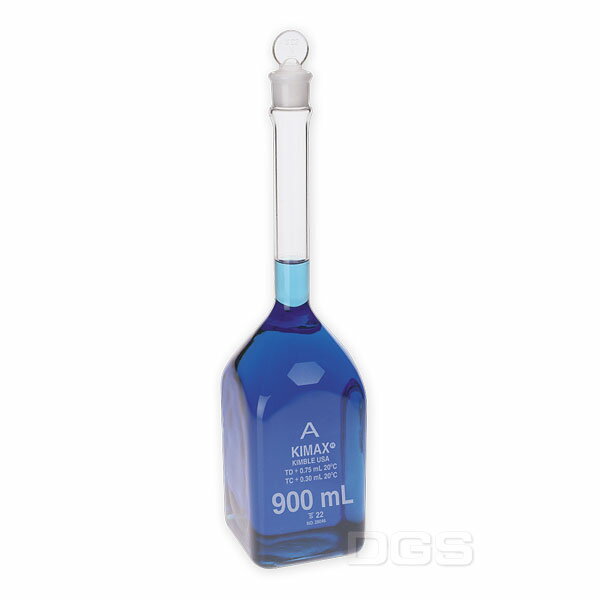 《KIMBLE》方型量瓶 A級 雙標示線 Flask, Volumetric, Micro, Class A