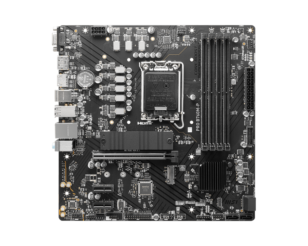 MSI微星 PRO B760M-P M-ATX 1700腳位 DDR5 主機板 1