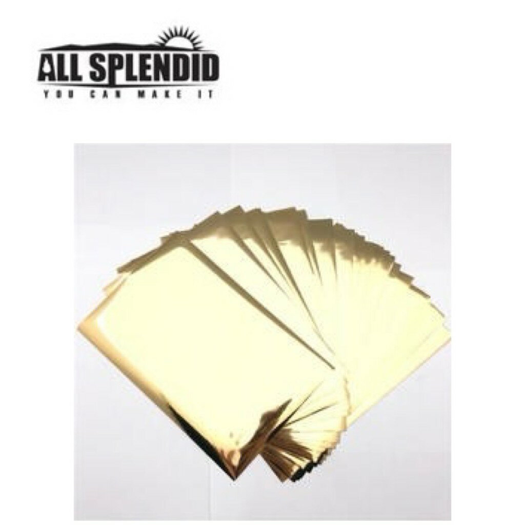 現貨/30張全金燙金紙/燙金筆/金色燙金紙/黃色/金燙金紙/燙金專用