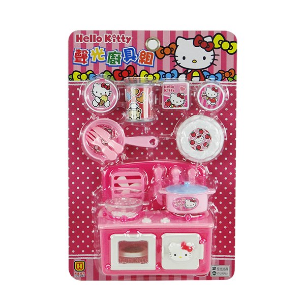 【888便利購】Hello Kitty 廚房聲光廚具組(ST正版授權)(A345)