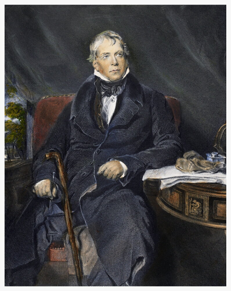 Posterazzi: Sir Walter Scott N(1771-1832) Scottish Poet Novelist ...