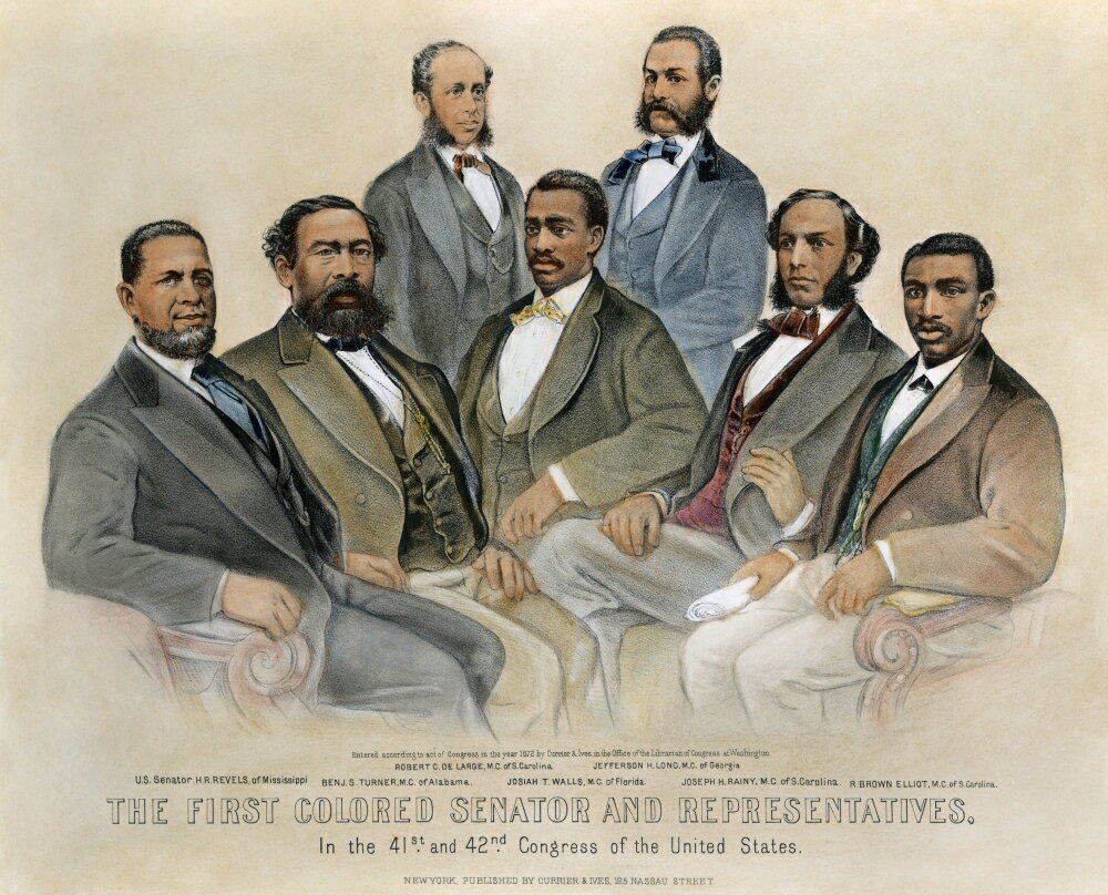 Posterazzi: Black Senators 1872 NThe First Colored Senators And ...